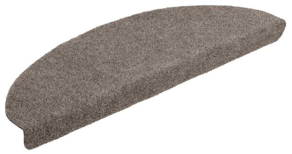 Schodové rohože samolepicí 5 ks 65 x 21 x 4 cm béžové, půlkulaté, velké 149716