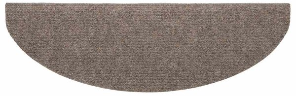 Schodové rohože samolepicí 5 ks 65 x 21 x 4 cm béžové, půlkulaté, velké 149716
