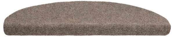 Schodové rohože samolepicí 5 ks 65 x 21 x 4 cm béžové, půlkulaté, velké 149716