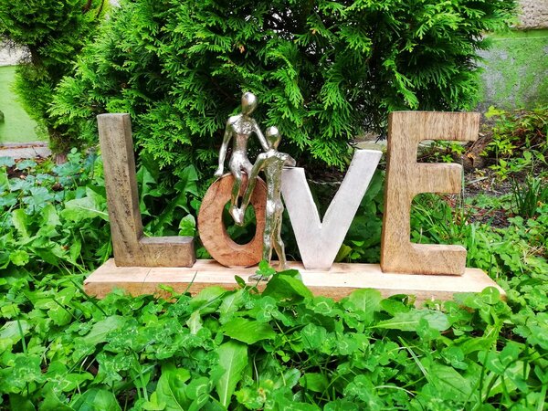 Mangová dekorace LOVE