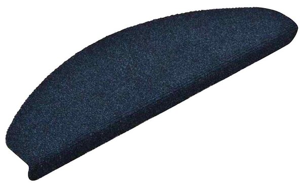 Schodové rohože samolepicí 5 ks 65 x 21 x 4 cm tmavě modré půlkulaté velké 149718