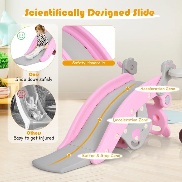 Rockyslide™ 5-v-1 Dětská Skluzavka A Houpačka, Zelená