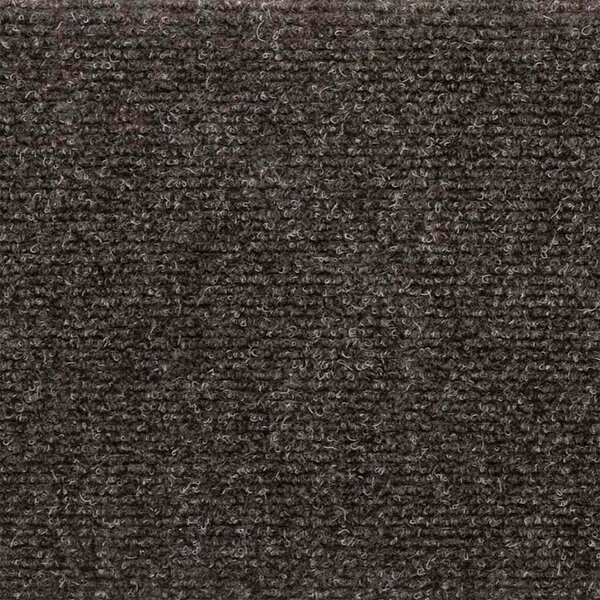 Schodové rohože samolepicí 10 ks 65 x 21 x 4 cm antracitové s obdélníkovým okrajem 149733