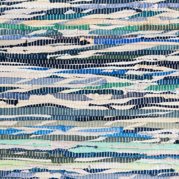 My Flair, Kusový koberec Ashraf grau/blau Mix, 60x110, modrá, chodba / předsíň