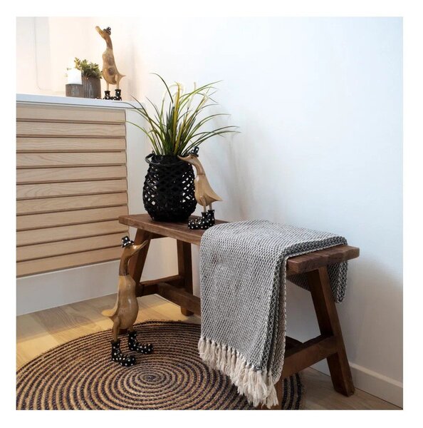 Hnědá dřevěná zahradní lavice Barcelona – House Nordic