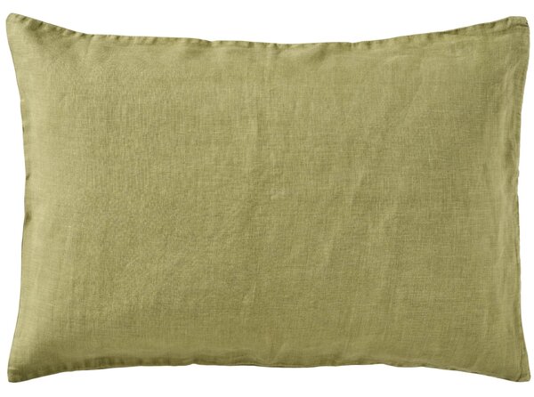 Lněný povlak na polštář Herbal Green 40 × 60 cm