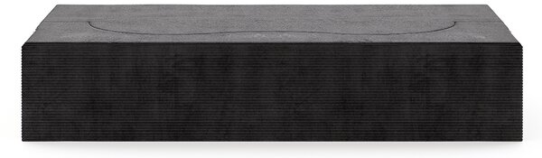 Rozkládací pohovka TWIST ČERNÁ SZTRUKS 120x200