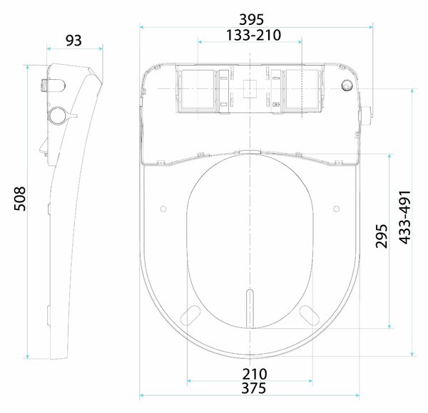 Chytrá WC mísa REA CARLO SMART COMFORT Tornado