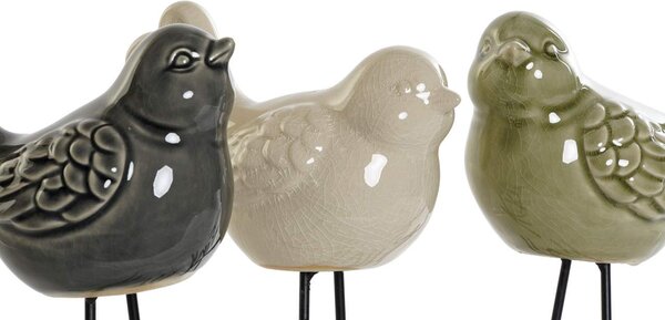 Porcelánová dekorace ptáčka Barva: Béžová