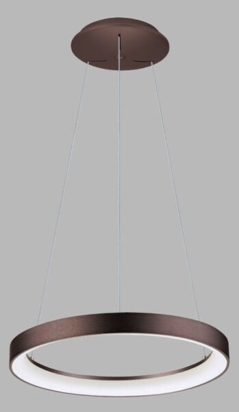 LED2 3271858DT BELLA SLIM závěsné svítidlo LED D480mm 38W/2660lm 3000-4000K TRIAC kávová
