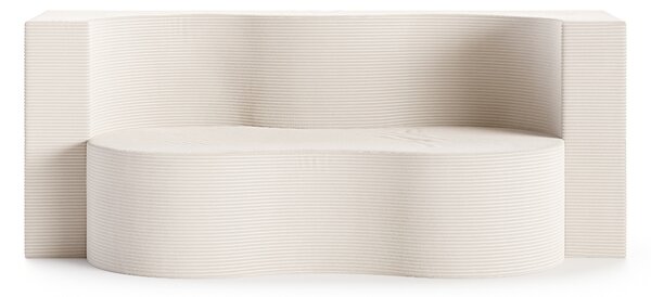Rozkládací pohovka TWIST KRÉMOVÁ SZTRUKS 120x200