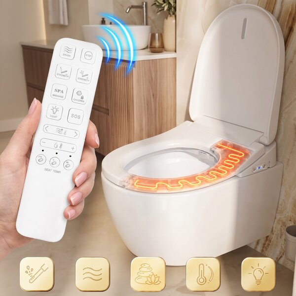 Chytrá WC mísa REA CARLO SMART COMFORT Tornado