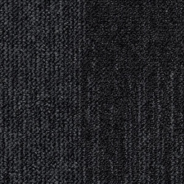 Kobercové čtverce Essence Structure 9501 - černý - 50x50 cm