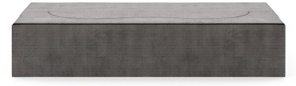 Rozkládací pohovka TWIST TMAVĚ ŠEDÁ SZTRUKS 120x200