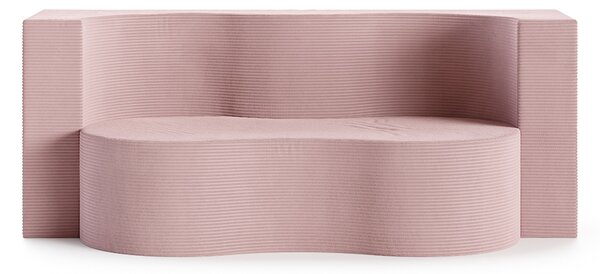 Rozkládací pohovka TWIST RŮŽOVÁ SZTRUKS 120x200