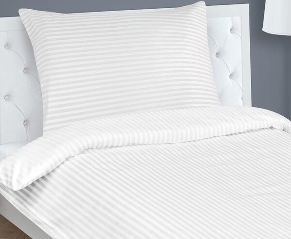 BELLATEX Povlečení bavlněné s hotelovou kapsou Bílá 140x200, 70x90 cm