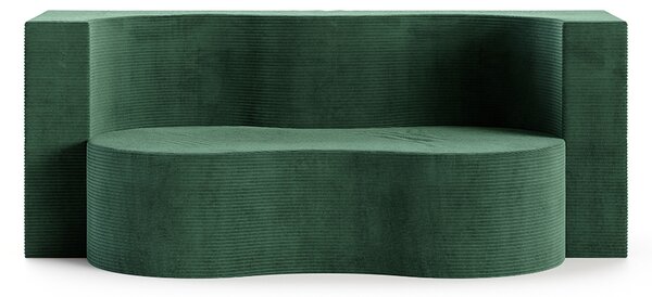 Rozkládací pohovka TWIST ZELENÁ SZTRUKS 120x200