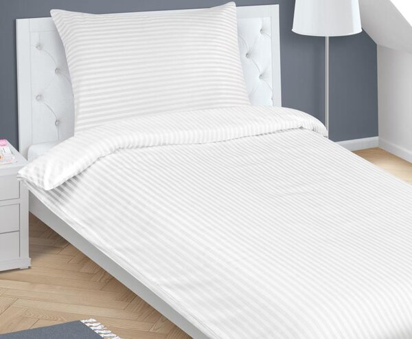 BELLATEX Povlečení bavlněné s hotelovou kapsou Bílá 140x200, 70x90 cm