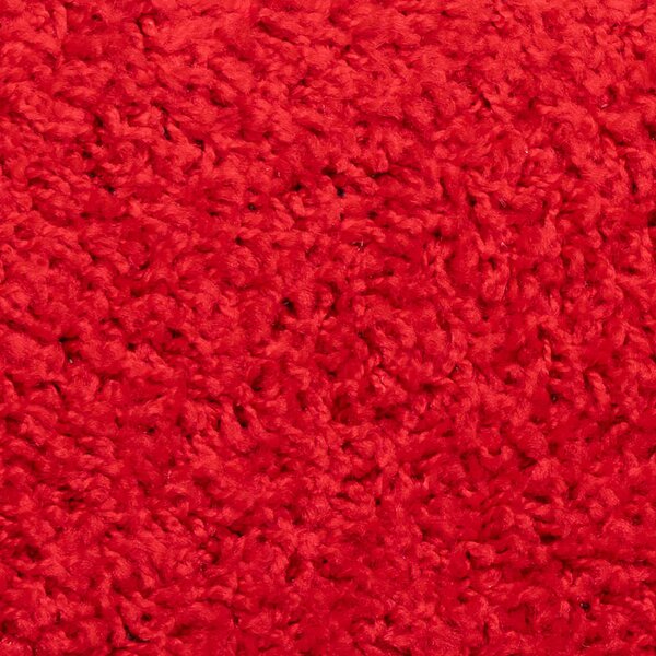 Schodové rohože 10 ks 56 x 17 x 3 cm červené, půlkulaté 149797