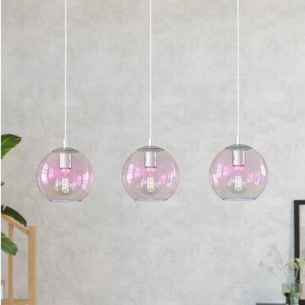 Eglo 901919 - Lustr na lanku ARISCANI 3xE27/60W/230V lesklý chrom