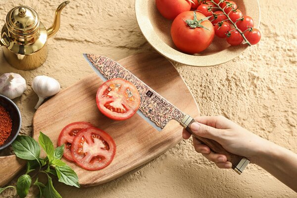 Santoku nůž XinZuo Ji X08C 7"