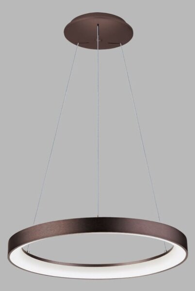LED2 3273258 BELLA SLIM závěsné svítidlo LED D580mm 48W/3360lm 3000-4000K kávová