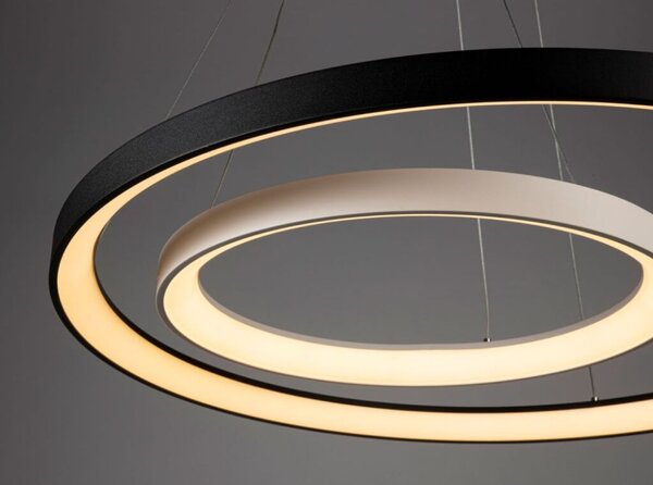 LED2 3273253 BELLA SLIM závěsné svítidlo LED D580mm 48W/3360lm 3000-4000K černá