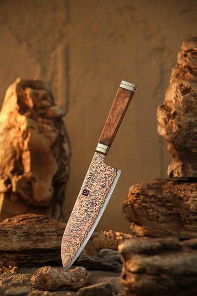 Santoku nůž XinZuo Ji X08C 7"