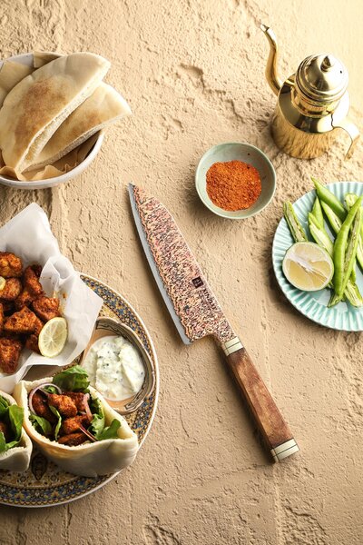 Santoku nůž XinZuo Ji X08C 7"