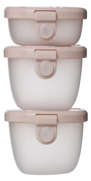 Sada krabiček Snack tubs, 3ks, b.box, růžové
