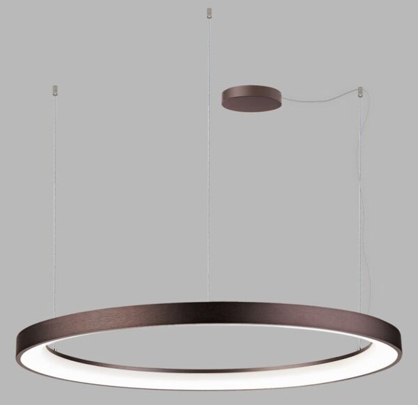 LED2 3273358DT BELLA SLIM závěsné svítidlo LED D980mm 80W/5600lm 3000-4000K TRIAC kávová