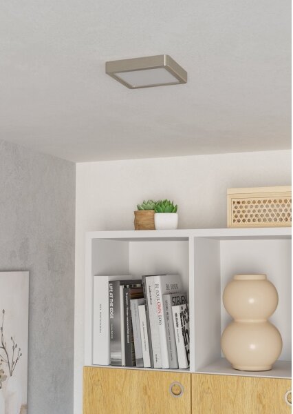 Eglo 901319 - LED Str. svít. FUEVA LED/7W/230V 2700/4000/6500K 15x15 cm chrom