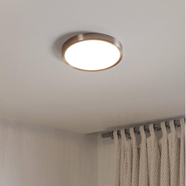 Eglo 901317 -LED Str. svít. FUEVA LED/14,2W/230V 2700/4000/6500K pr.27,8cm chrom