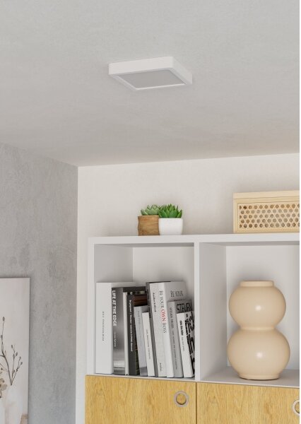 Eglo 901311 - LED Str. svítidlo FUEVA LED/7W/230V 2700/4000/6500K 15x15 cm bílá