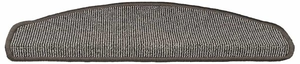 Schodové rohože 15 ks 65 x 21 x 4 cm šedé, půlkulaté, velké 149854
