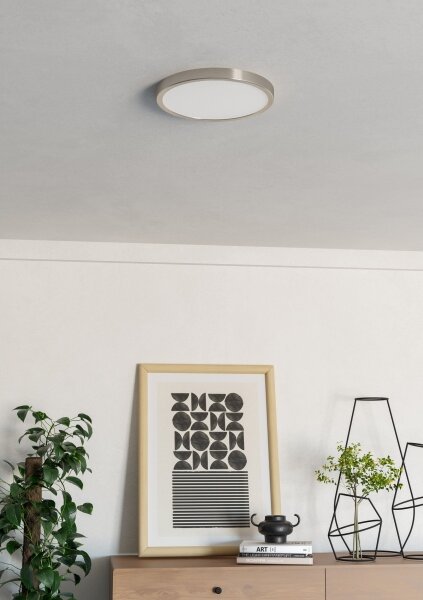 Eglo 901317 -LED Str. svít. FUEVA LED/14,2W/230V 2700/4000/6500K pr.27,8cm chrom