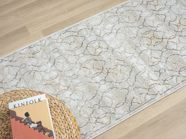 My Flair, Kusový koberec My Floor creme, 80x150, šedá, chodba / předsíň