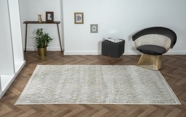 My Flair, Kusový koberec My Floor creme, 80x150, šedá, chodba / předsíň