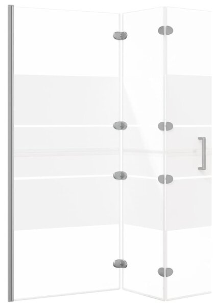 Skládací sprchový kout ESG 120 x 140 cm bílý 150739