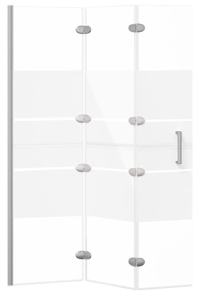 Skládací sprchový kout ESG 100 x 140 cm bílý 150738