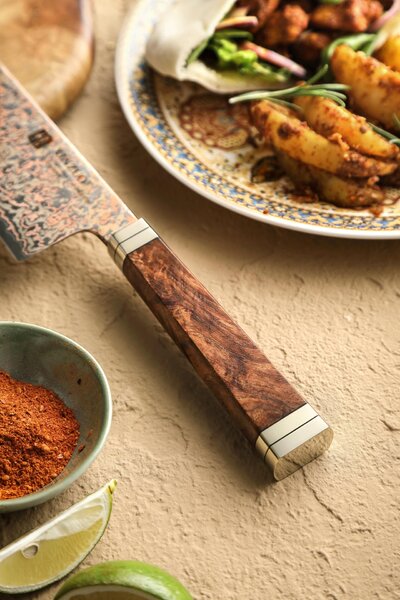 Šéfkuchařský nůž Bunka XinZuo Ji X08C 8"