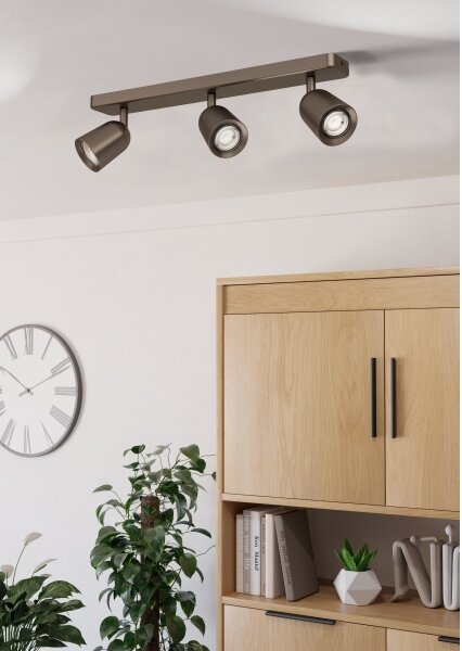 Eglo 901951 - Bodové svítidlo CAMALDOLI 3xGU10/10W/230V bronzová