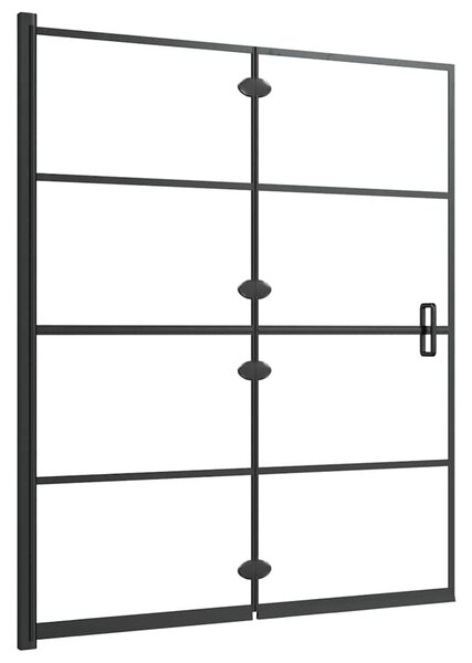 Skládací sprchový kout ESG 120 x 140 cm černý 150745
