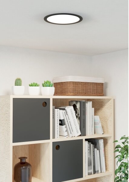 Eglo 901389 - LED Podhledové svítidlo FUEVA LED/18,5W/230V pr. 21,6 cm černá