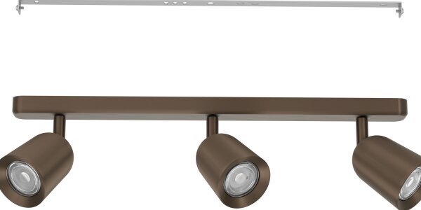 Eglo 901951 - Bodové svítidlo CAMALDOLI 3xGU10/10W/230V bronzová