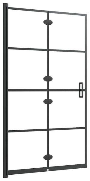 Skládací sprchový kout ESG 80 x 140 cm černý 150743