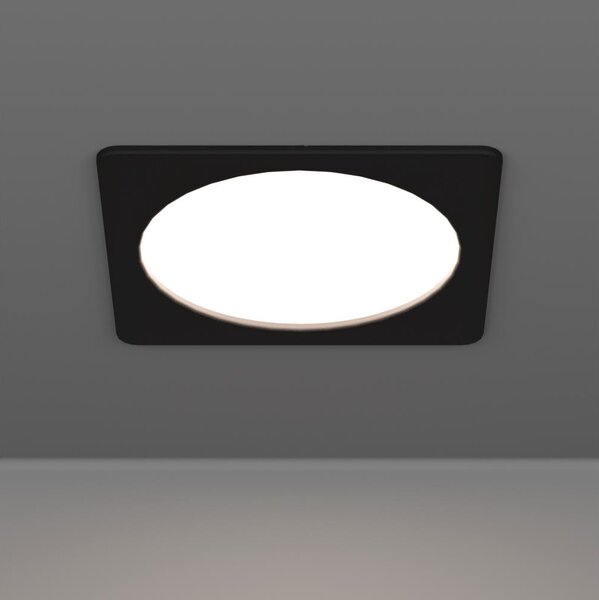 Eglo 901392 - LED Podhledové svítidlo FUEVA LED/10,5W/230V 16,6x16,6 cm černá