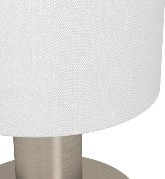 Eglo 31841 - Stolní lampa MONTETTO 1xE14/40W/230V bílá/matný chrom