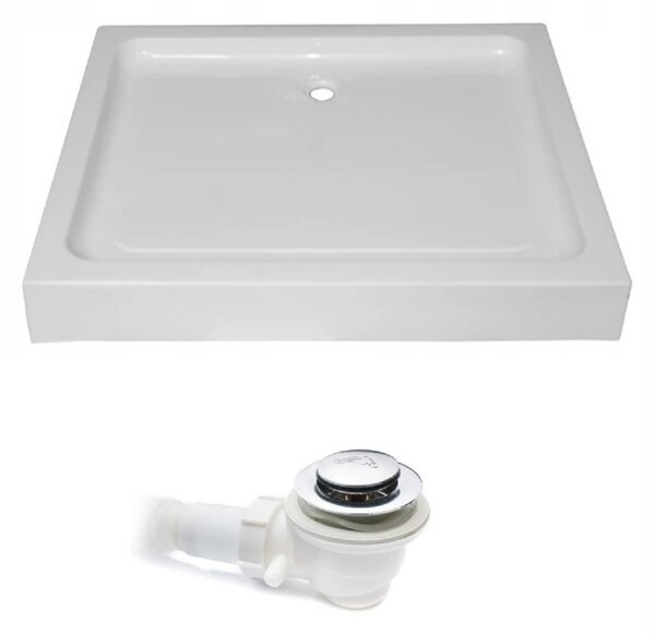 BPS-koupelny Obdélníkový sprchový kout KZ203C 120x80 chrom/transparent + vanička SXL03E bílá