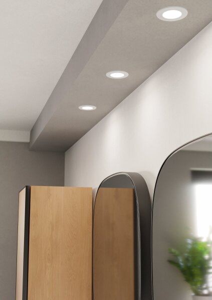Eglo 901416- LED Kou. podhled. svítidlo FUEVA LED/3,7W/230V pr. 8,8 cm IP44 bílá